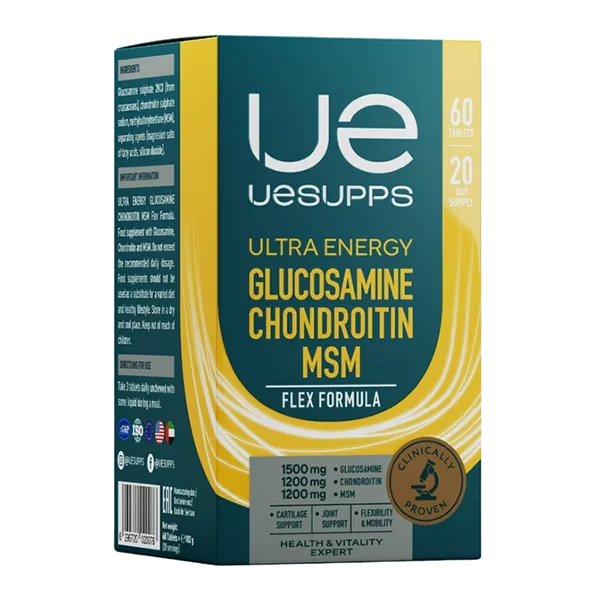 UESUPPS Ultra Energy Флекс Формула Глюкозамин Хондроитин МСМ таблетки 1700мг N60