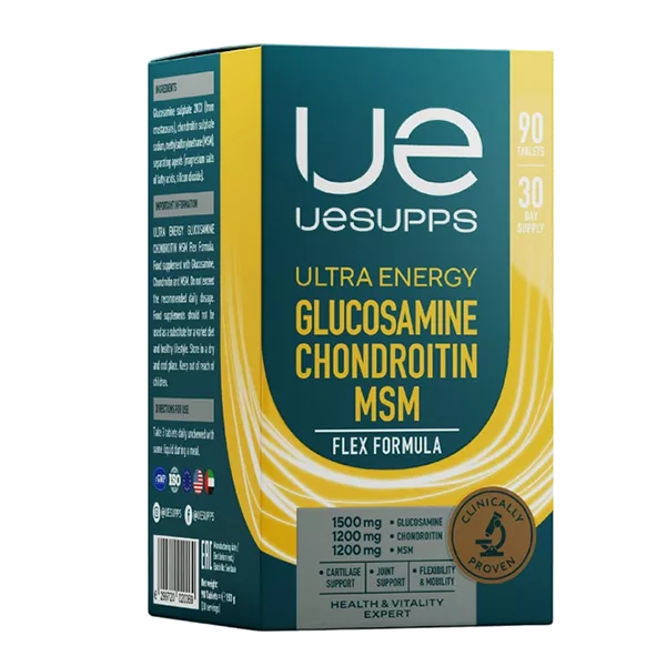 UESUPPS Ultra Energy Флекс Формула Глюкозамин Хондроитин МСМ таблетки 1700мг N90