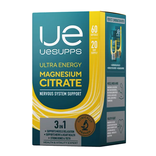 UESUPPS Ultra Energy Магния цитрат капсулы 2450мг N60
