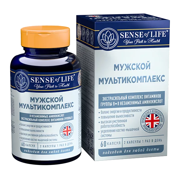 SENSE of LIFE Мужской мультикомплекс капсулы 597мг N60