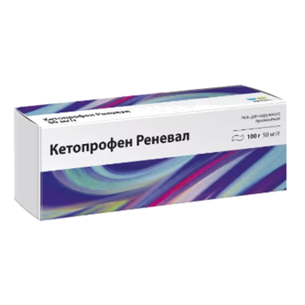 Кетопрофен Реневал гель д/наружн пр 5% 100г N1