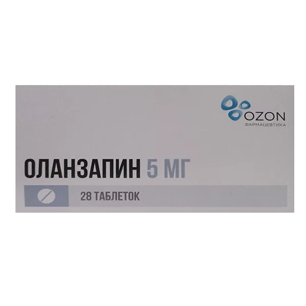 Оланзапин таб дисперг полост рта 5мг N28