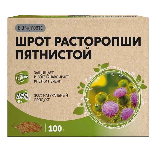 BioForte Шрот Расторопши пятнистой 100г N1