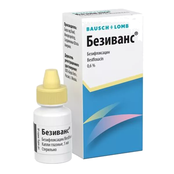 Безиванс кап глазн 0,6% 5мл N1