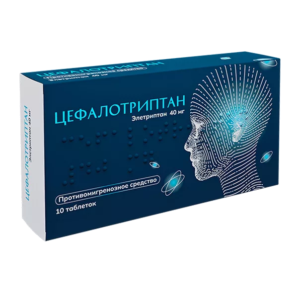 Цефалотриптан таб п.п.о. 40мг N10