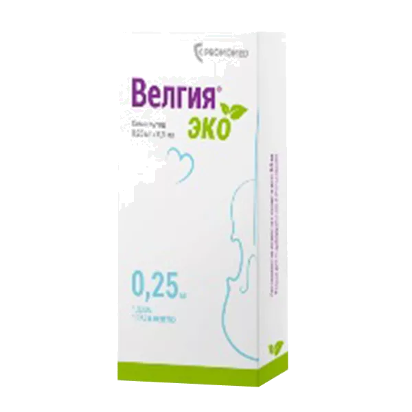 Велгия эко р-р для п/к вв 0,25мг 0,5мл N4