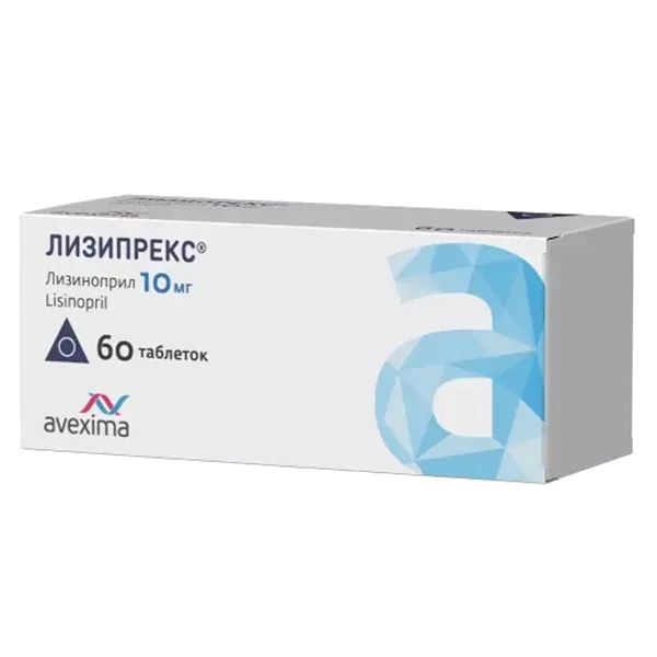 Лизипрекс таб 10мг N60
