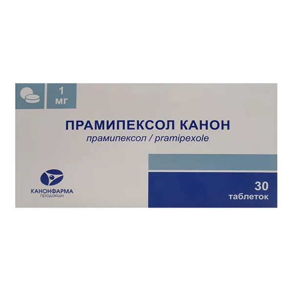 Прамипексол Канон таб 1мг N30