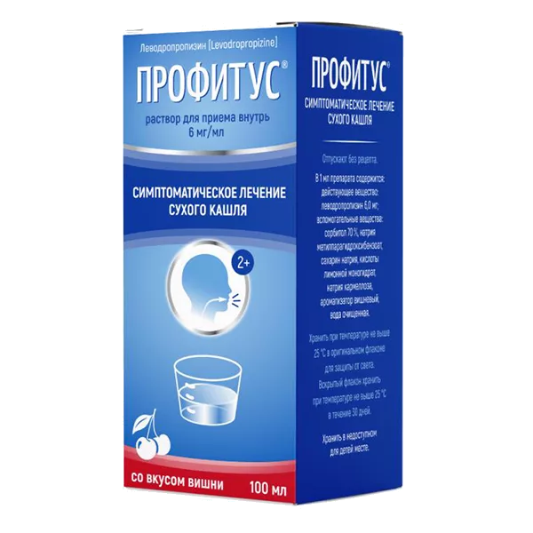 Профитус р-р д/внут пр 0,6% 100мл N1