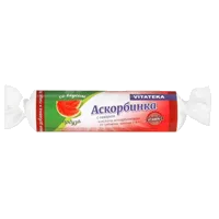 Аскорбинка доброты с фруктозой VITATEKA таблетки 2,9г N10