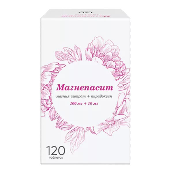 Магнепасит таб п.п.о. 100мг 10мг N120