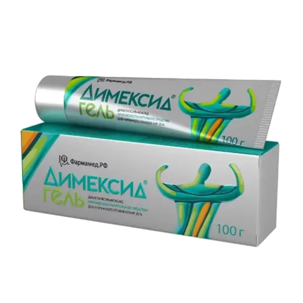 Димексид гель д/наружн пр 25% 100г N1