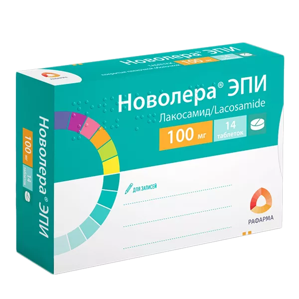 Новолера ЭПИ таб п.п.о. 100мг N14