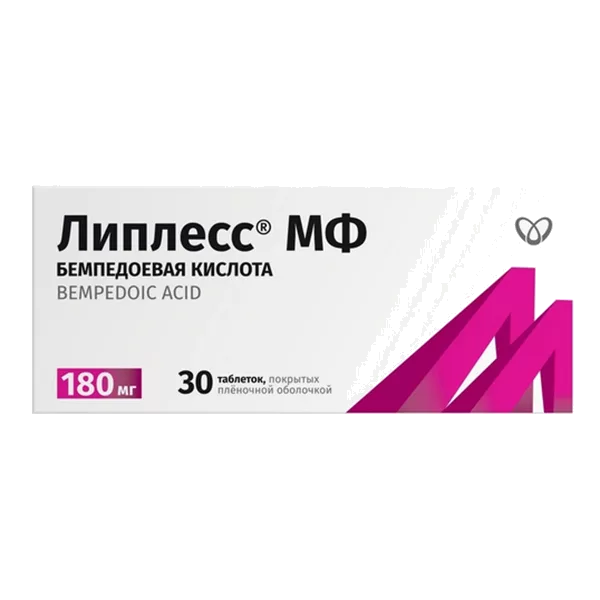 Липлесс МФ таб п.п.о. 180мг N30