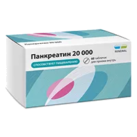 Панкреатин Реневал 20000 таб кишечнораств п.п.о. 20000ЕД N60