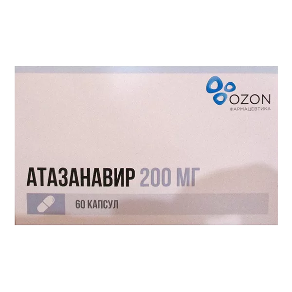 Атазанавир капс 200мг N60