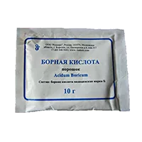 Борная кислота порошок косметическое средство для принятия ванн 10г