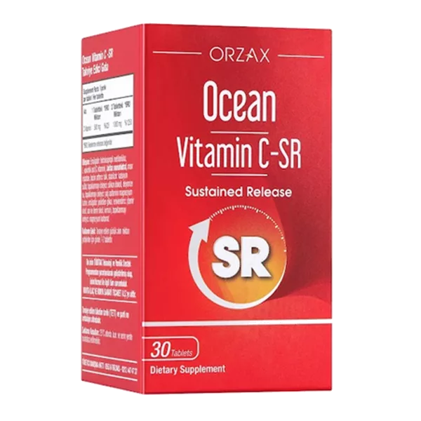 ORZAX Ocean Витамин С-SR Vitamin C-SR таблетки 1330мг N30
