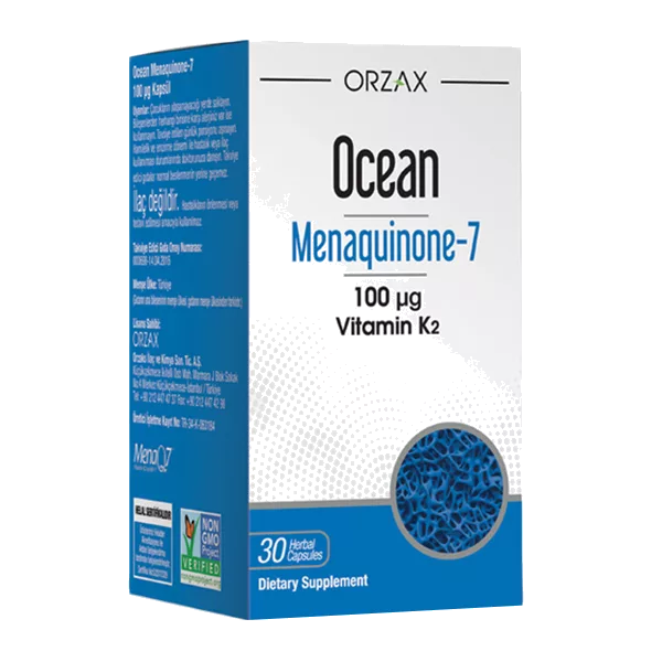ORZAX Ocean Менахинон-7 Menaquinone-7 капсулы 400мг N30