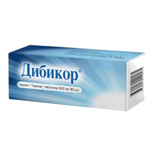 Дибикор таб 500мг N90