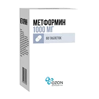 Метформин+Ситаглиптин таб п.п.о. 1000мг 50мг N60