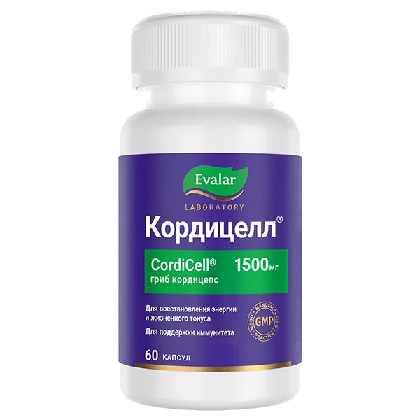 Кордицелл ЭВАЛАР капсулы 0,5г N60