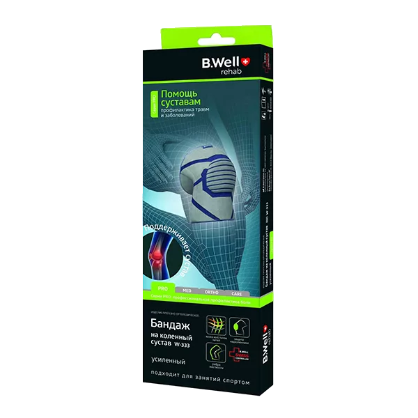 Бандаж на коленный сустав B.Well rehab PRO (W-331QR) цв беж р.L
