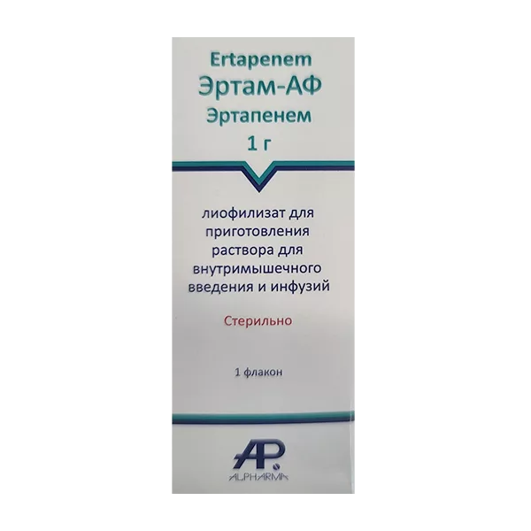Эртам-АФ лиоф д/р-ра для в/м вв и инф 1г N1