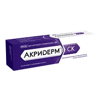 Акридерм СК 0,05% + 3% мазь д/наружн пр 30г N1