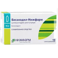Бисакодил-Нижфарм супп рект 10мг N10