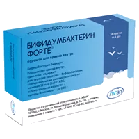 Бифидумбактерин форте пор д/внут пр 50млн,КОЕ/пак N30