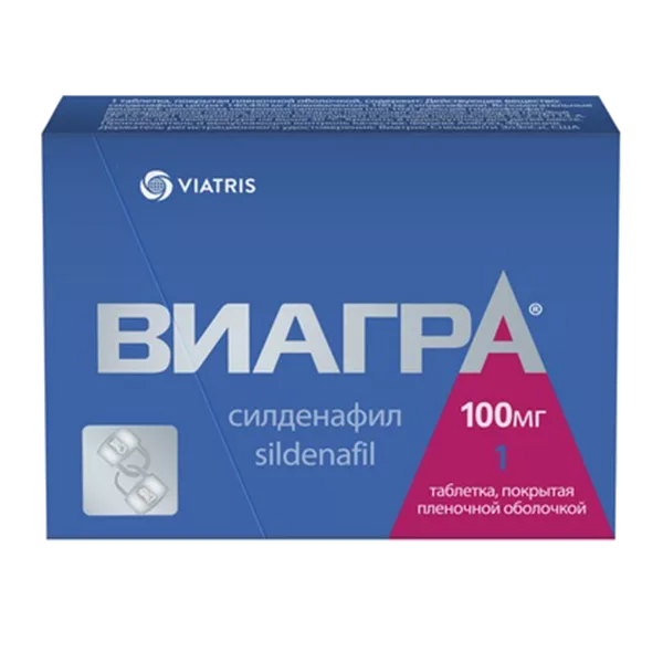 Виагра таб п.п.о. 100мг N1