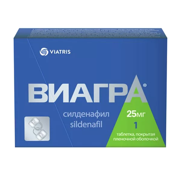 Виагра таб п.п.о. 25мг N1