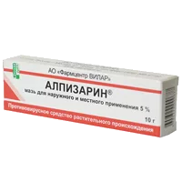 Алпизарин мазь д/местн и наружн пр 2% 10г N1